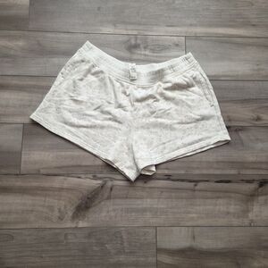 Aerie White Paisley Print Shorts